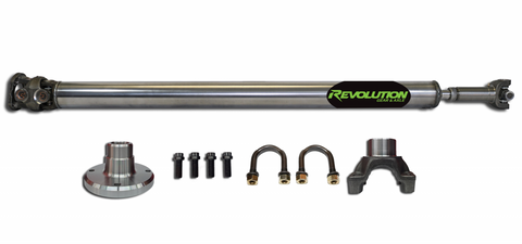 JT Rear 1-Piece 1350 CV Driveshaft Sport with Pinion Yoke Revolution Gear and Axle